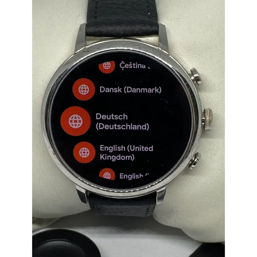 Fossil Gen 4 Authentic Digital Dial Smart Watch Custom Band FTW6016 DC510